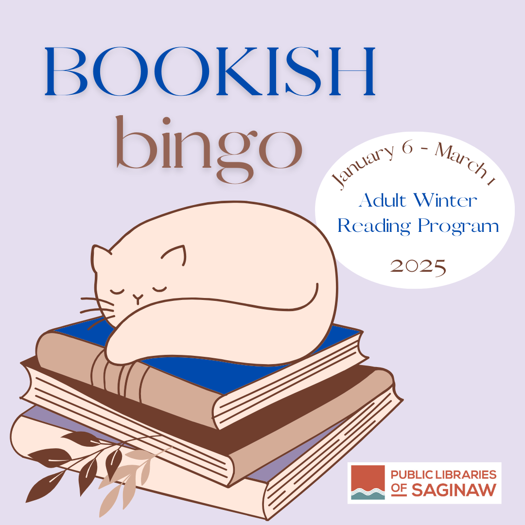 Bookish Bingo - Adult Winter Reading Program - Runs January 6 through March 1, 2025