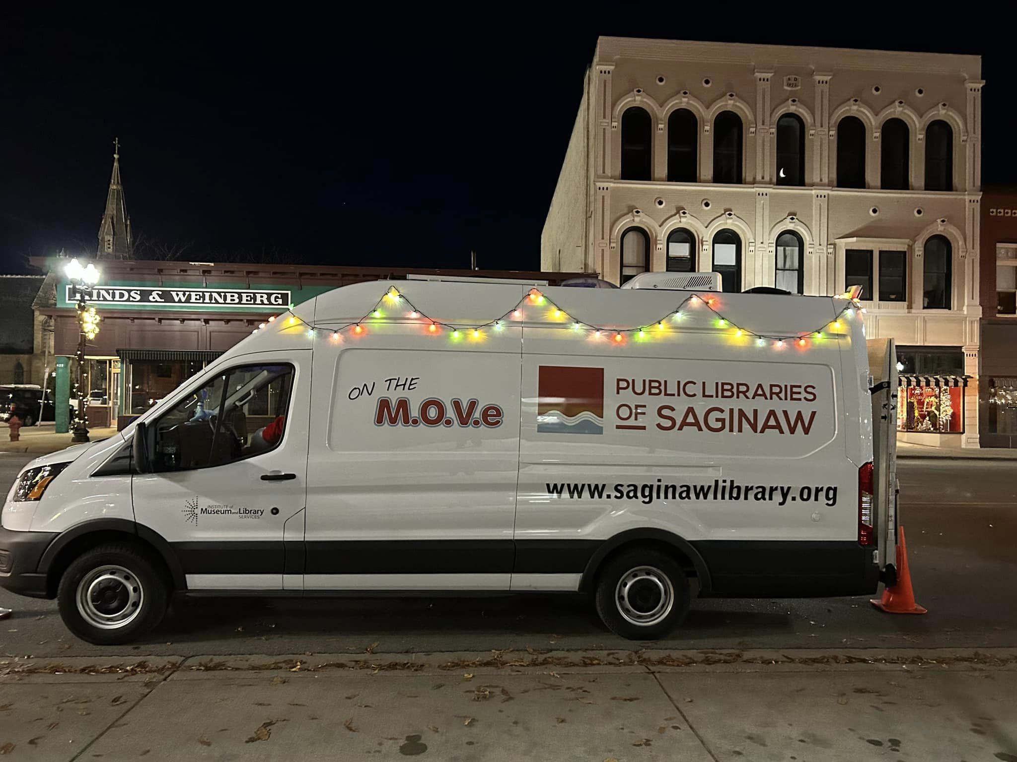 Bookmobile at Holidays in the Heart of the City