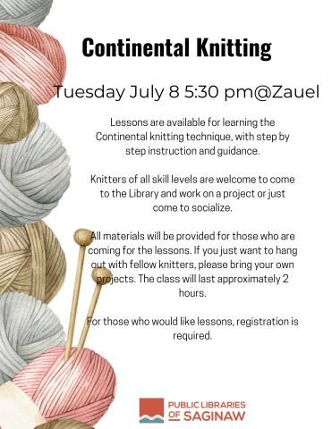 Continental Knitting flyer