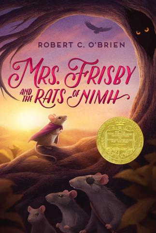 The cover of this month's book, Mrs. Frisby and the Rats of NIMH