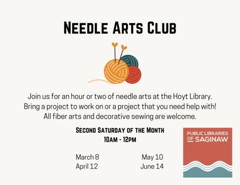 Needle Arts Club Flyer