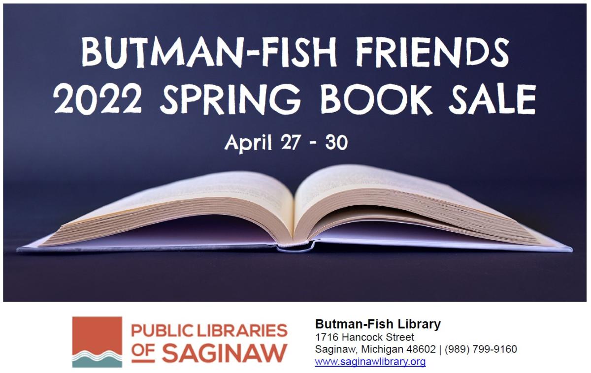 Butman-Fish Friends 2022 Spring Book Sale April 27 through 30